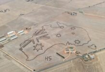 Paddock pic displays Aussie pride