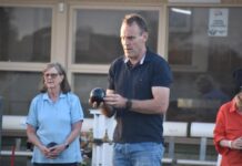 Sponsors have a bowl in Balaklava