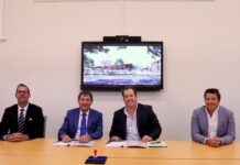 Two Wells’ centre stage set