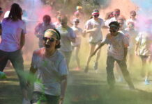 Colours fly for school fundraiser