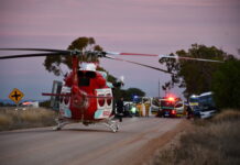 Serious crash at Korunye