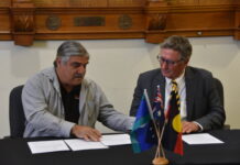 Ngadjuri Nation walk together with Goyder