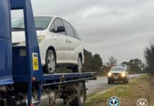 Car impounded after Laura stop