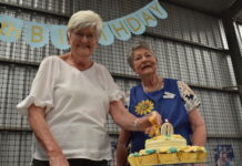 Joyous celebration at garden rally