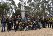 Veterans ride in their honour