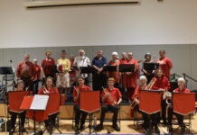 Clare sings to support gifting tree